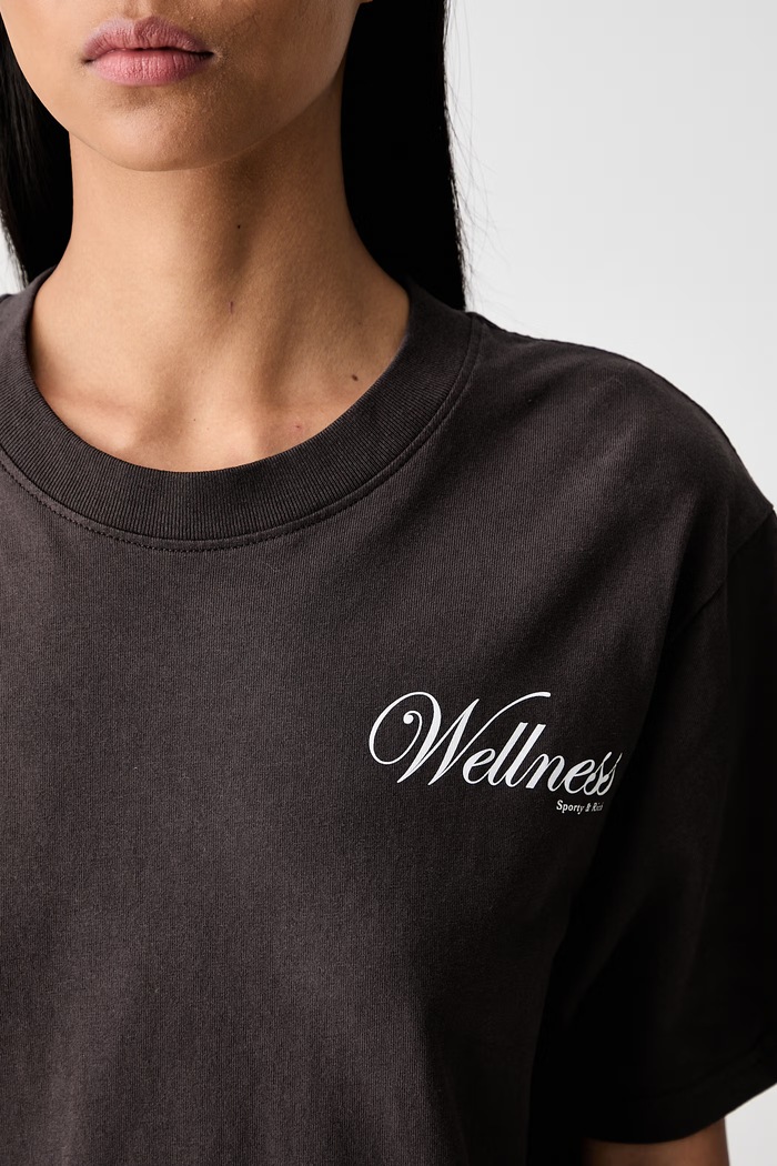 Sporty & Rich Soho T-shirt bawełniany TO119711083BR29