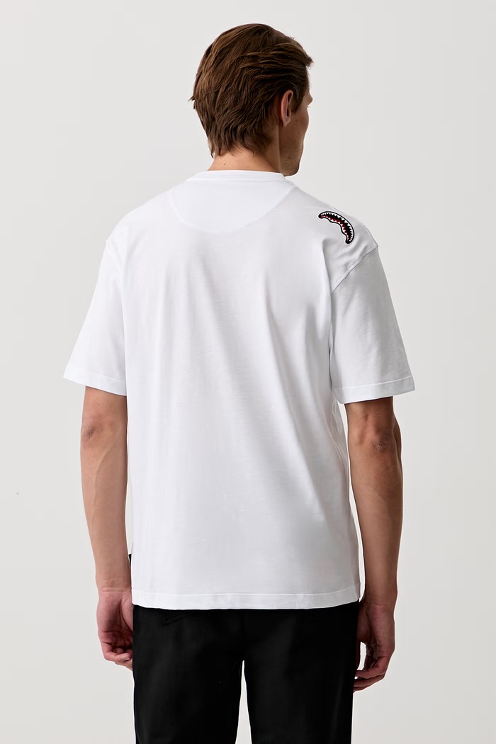 Odzież Sprayground T-shirt bawełniany SP295WHT biały