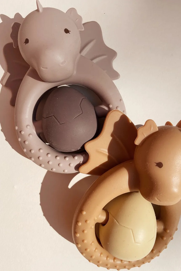 Konges Sløjd gryzak dziecięcy TEETHER SIBLING KS4249.PPY2 beżowy SS26