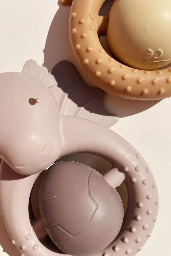 Konges Sløjd gryzak dziecięcy TEETHER SIBLING beżowy KS4249.PPY2