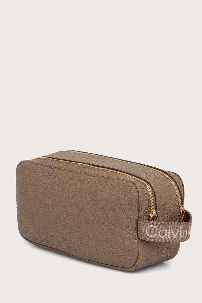 Calvin Klein Kosmetyczka damska LV04F1289G beżowy SS27