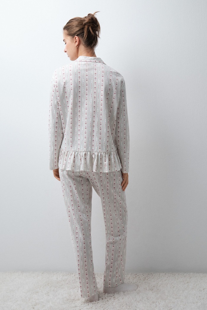 women'secret Piżama dwuczęściowa damska bawełniana 3134133 różowy SS27