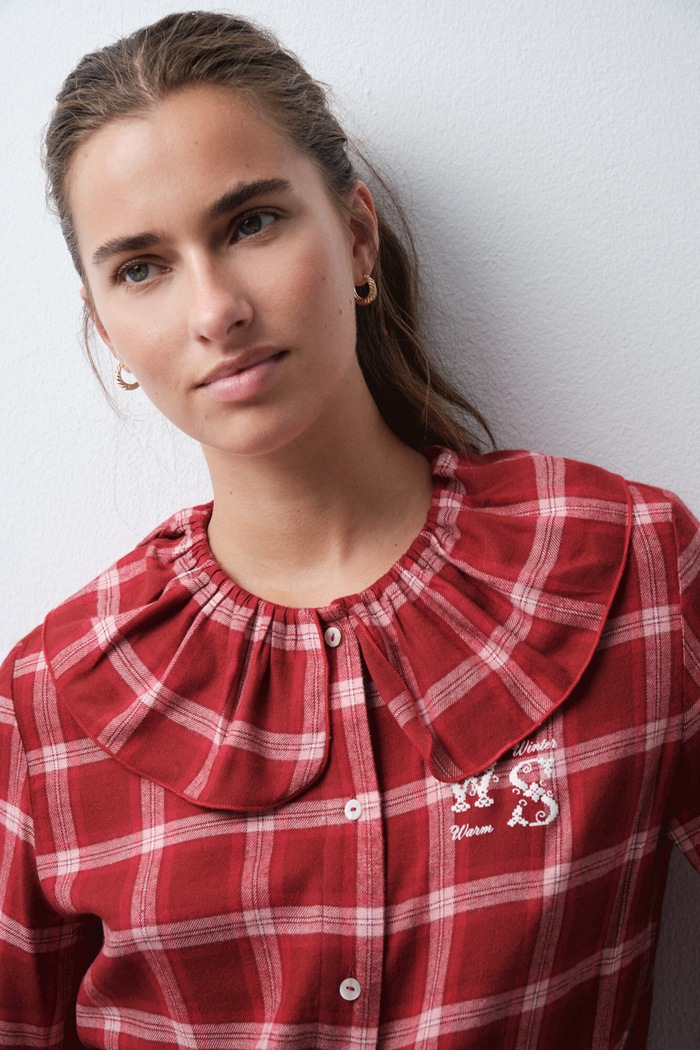 Piżama dwuczęściowa damska z bawełną women'secret 3134136 czerwony