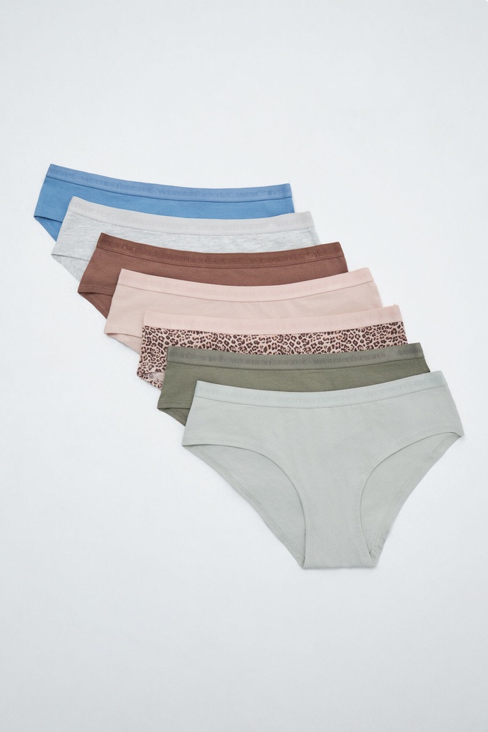 women'secret Figi damskie z bawełną 7-pack multicolor 4934625