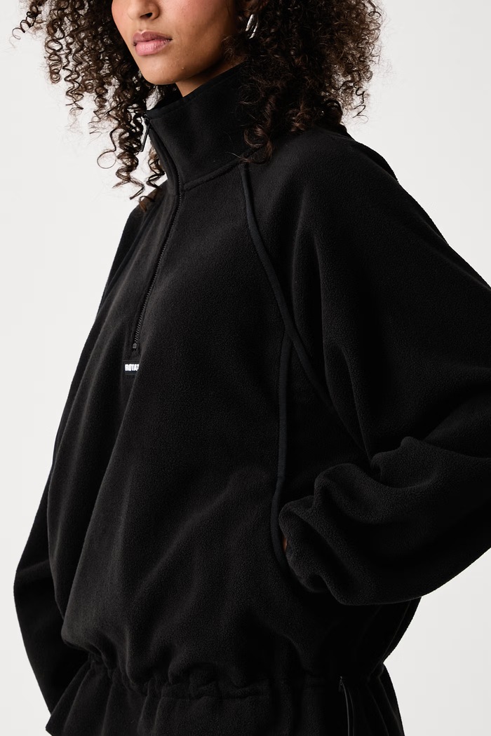 Bluza polarowa damska Rotate 115368100 czarny