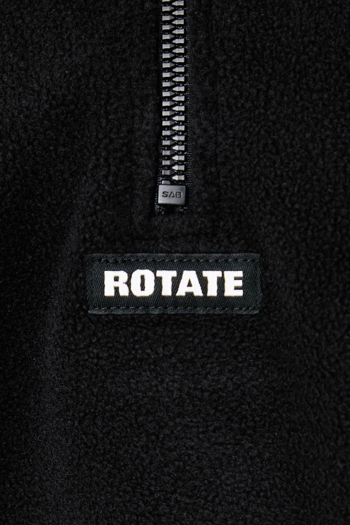 Bluza polarowa damska Rotate czarny 115368100