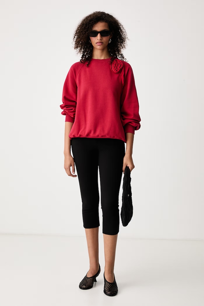 Rotate Bluza damska bawełniana 1168942240 czerwony SS27