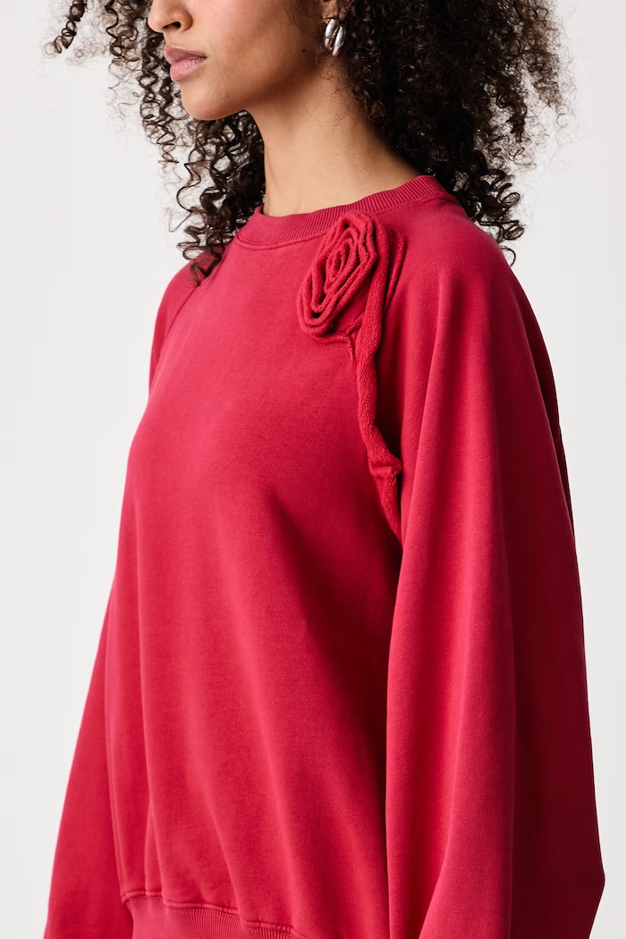 Bluza damska bawełniana Rotate 1168942240 czerwony