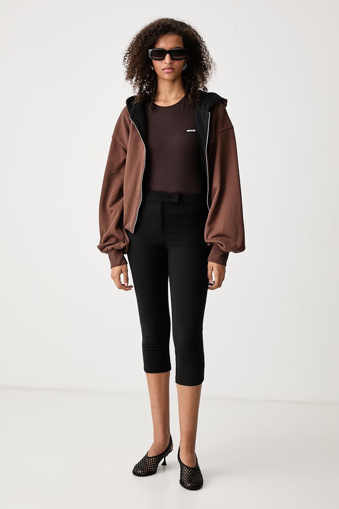 Rotate Bluza rozpinana damska bawełniana 116896559 brązowy SS27
