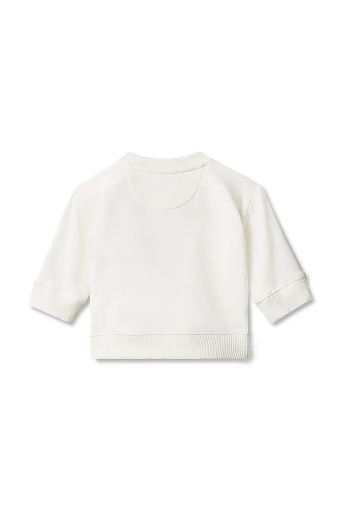 Calvin Klein Jeans Bluza dziecięca bawełniana z elastanem IN0IN00443.PPY1 beżowy SS27