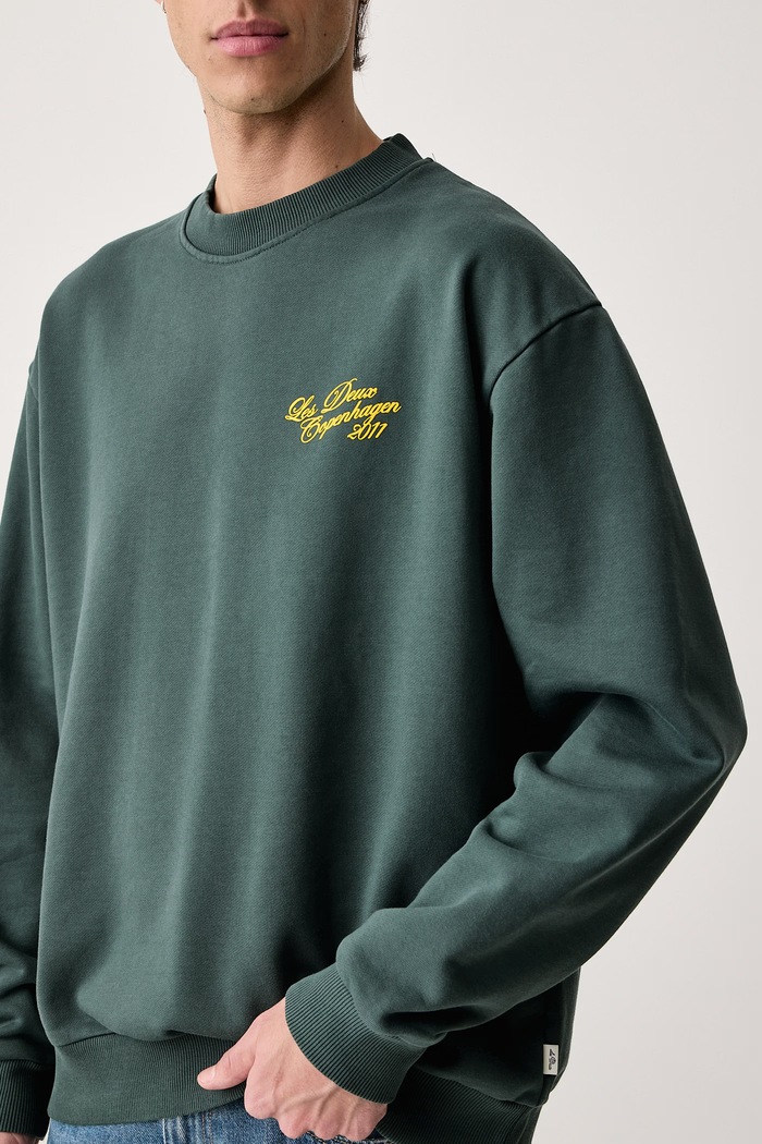 Bluza męska bawełniana Les Deux 1002769 zielony
