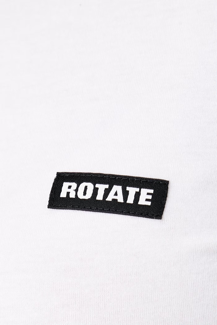 Longsleeve damski Rotate biały 117446400