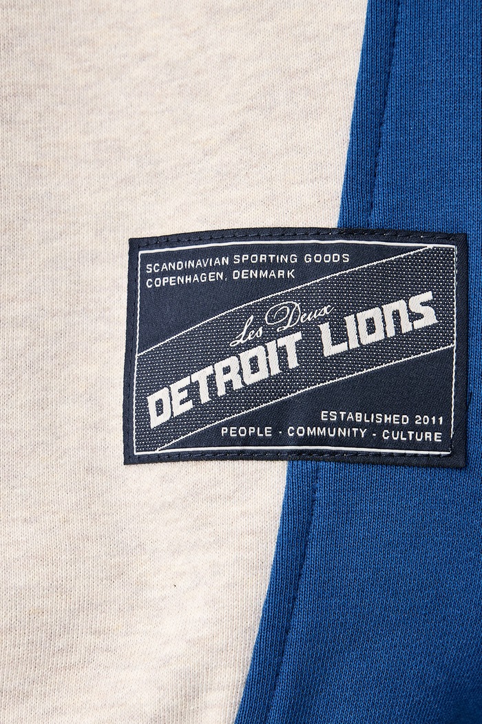 Bluza męska bawełniana Les Deux x Detroit Lions Les Deux szary 1003233