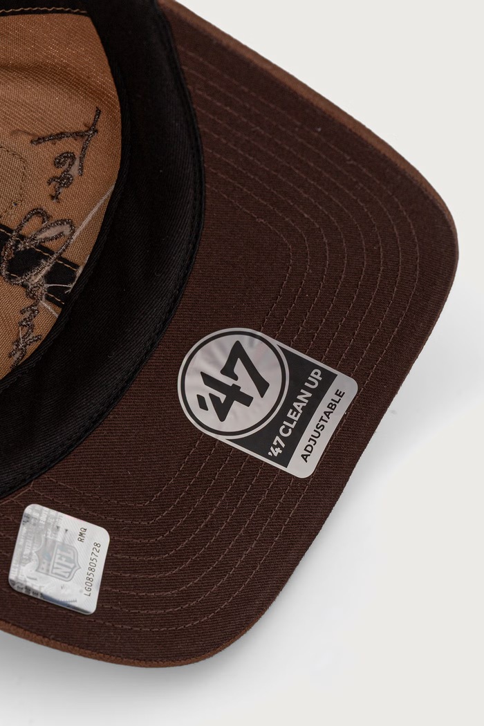 Czapka z daszkiem snapback męska bawełniana Les Deux x Detroit Lions Les Deux 1003478 beżowy