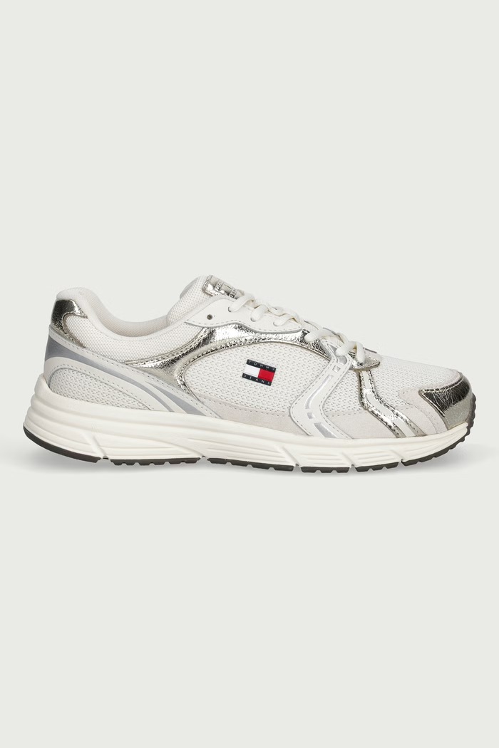 Tommy Jeans TJW MODERN RUNNER METALLICS sneakersy damskie EN0EN03180 beżowy SS27