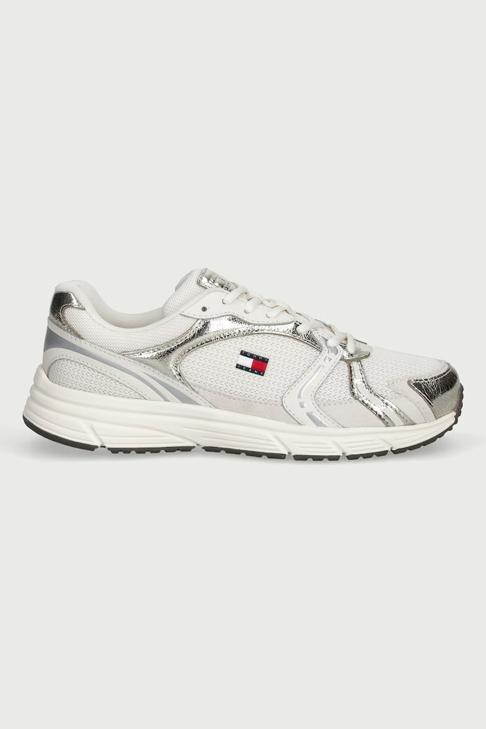 Tommy Jeans TJW MODERN RUNNER METALLICS sneakersy damskie EN0EN03180 beżowy SS27