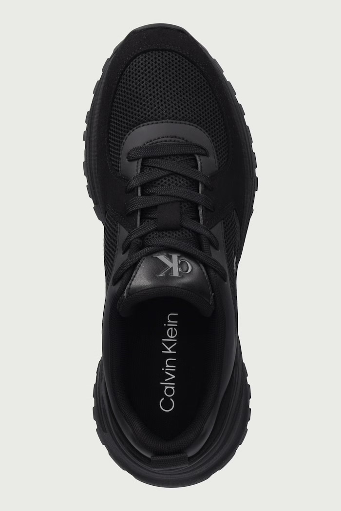 HIKE RUNNER LACE UP SU MESH WMN sneakersy damskie Calvin Klein HW0HW03440 czarny