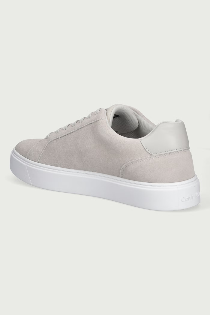Obuwie Calvin Klein CLASSIC CUPSOLE LACEUP SU sneakersy męskie zamszowe YM0YM01434 beżowy