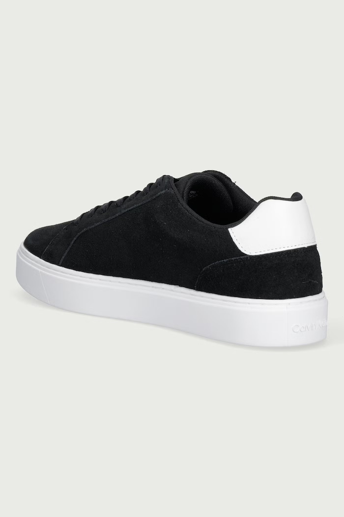 Obuwie Calvin Klein CLASSIC CUPSOLE LACEUP SU sneakersy męskie zamszowe YM0YM01434 czarny