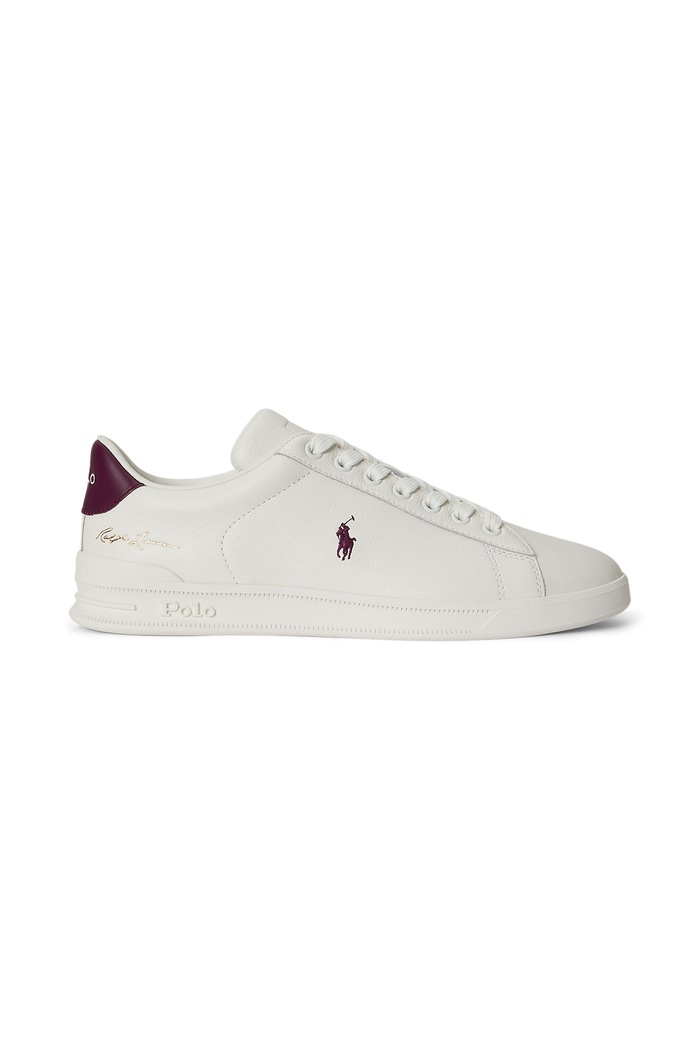 Polo Ralph Lauren Hrt Crt SIG3 SK LTL Tenisice od kože bijela 809P19679002