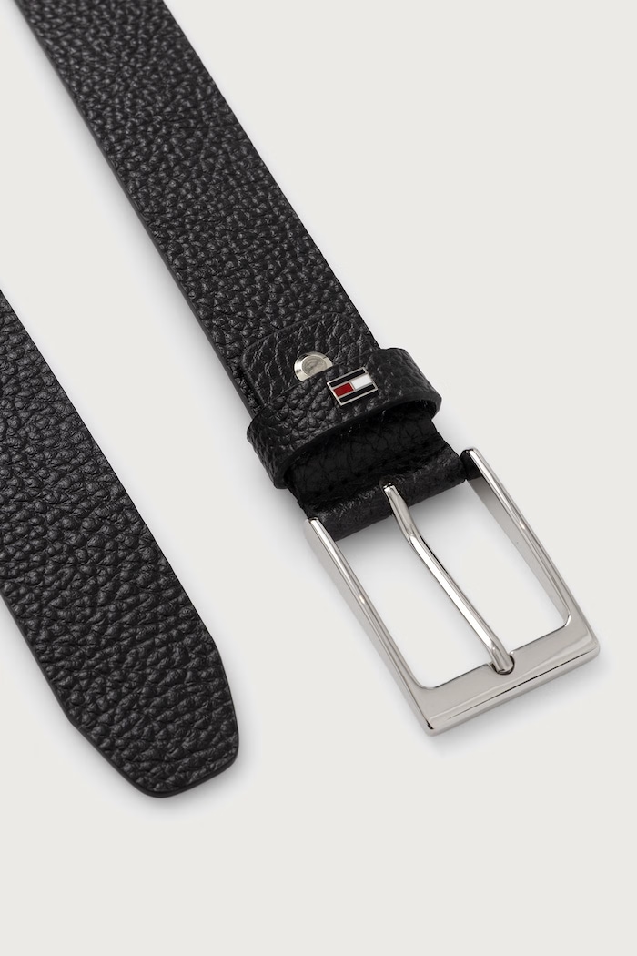 Tommy Hilfiger Pasek męski skórzany AM0AM14887 czarny SS27