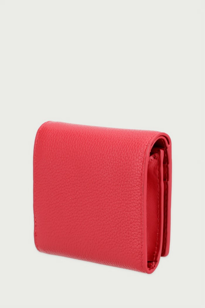 Calvin Klein Portfel damski skórzany LV04F1292G czerwony SS27