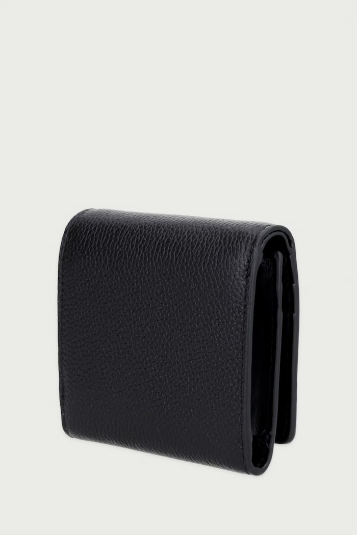 Calvin Klein Portfel damski skórzany LV04F1292G czarny SS27