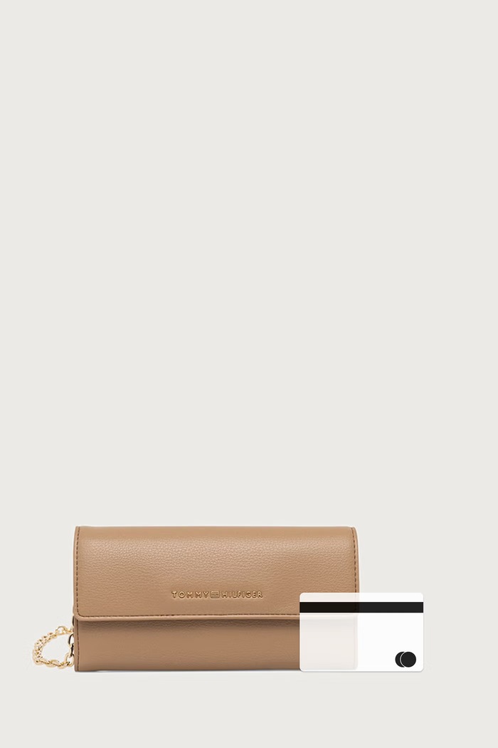 Tommy Hilfiger Portfel damski z imitacji skóry AW0AW19347