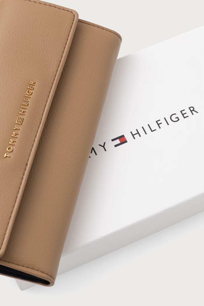 Tommy Hilfiger Portfel damski z imitacji skóry AW0AW19347