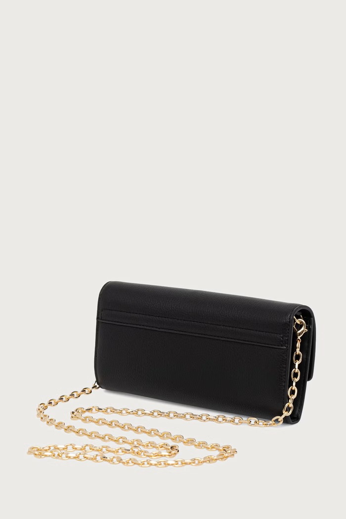 Akcesoria Tommy Hilfiger Portfel damski z imitacji skóry AW0AW19347 czarny