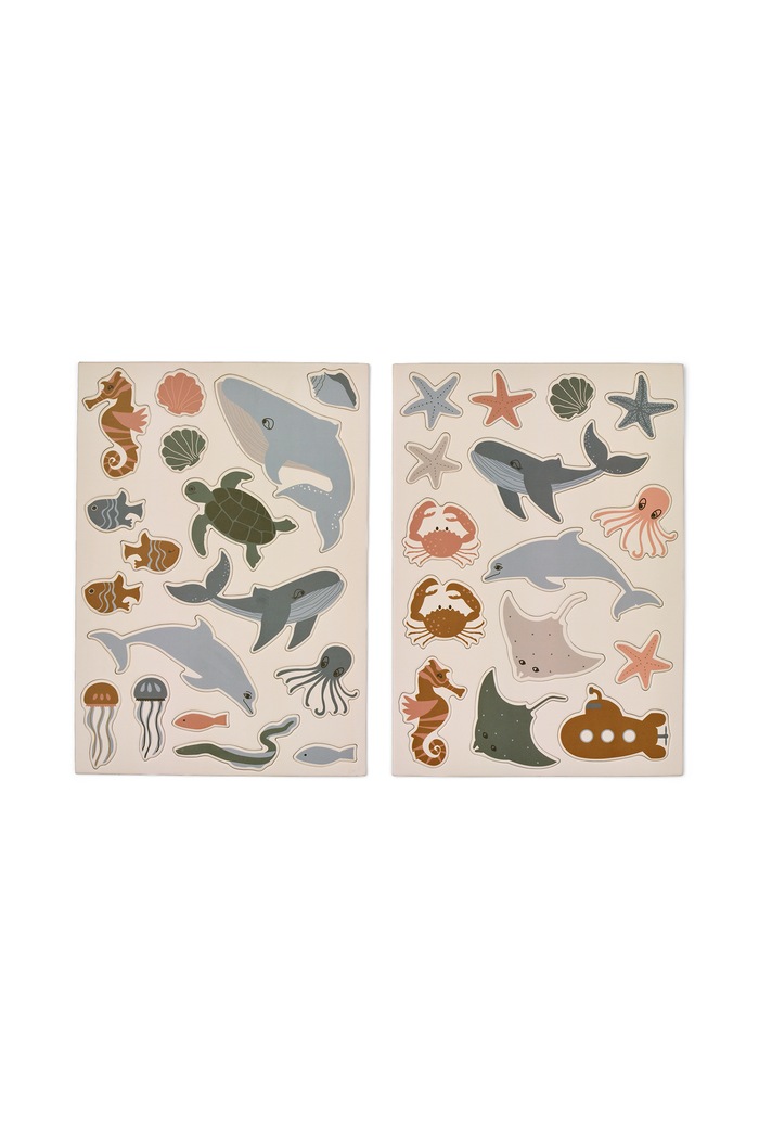 Liewood Zestaw magnesów dziecięcy Vento Sea Creature Magnets multicolor LW21280.PPY1