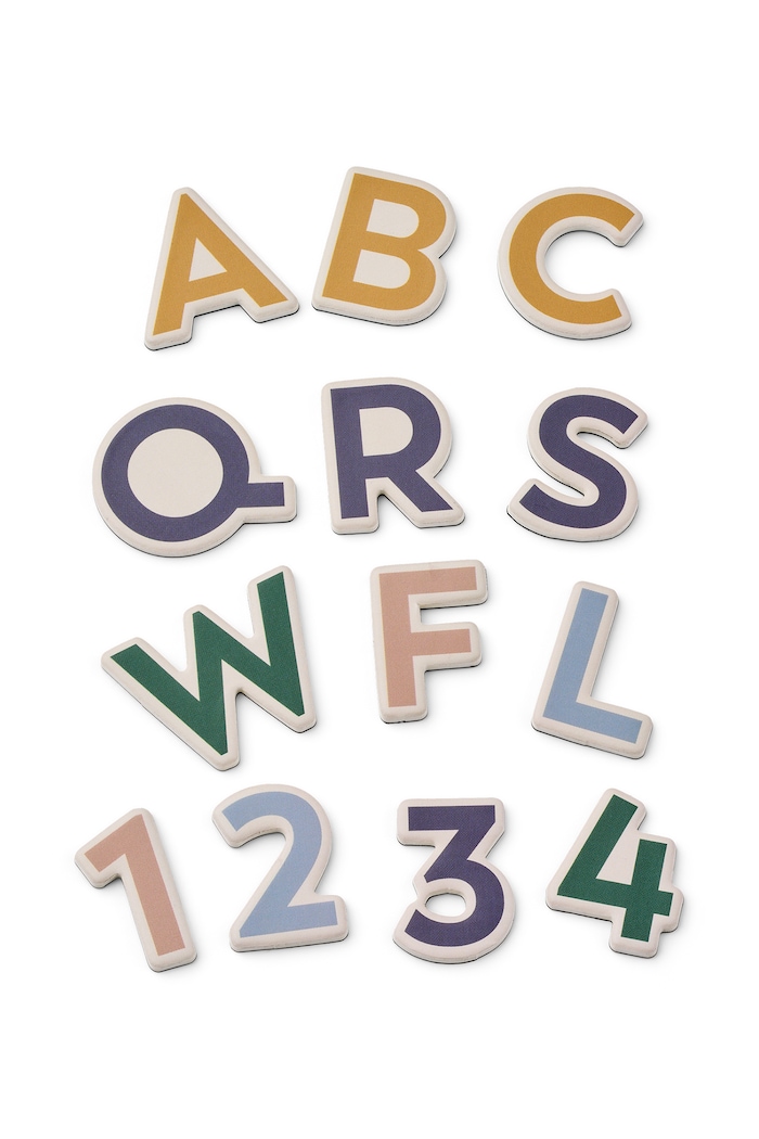 Chłopiec Liewood Zestaw magnesów dziecięcy Vento Alphanumeric Magnets LW21472.PPY1 multicolor