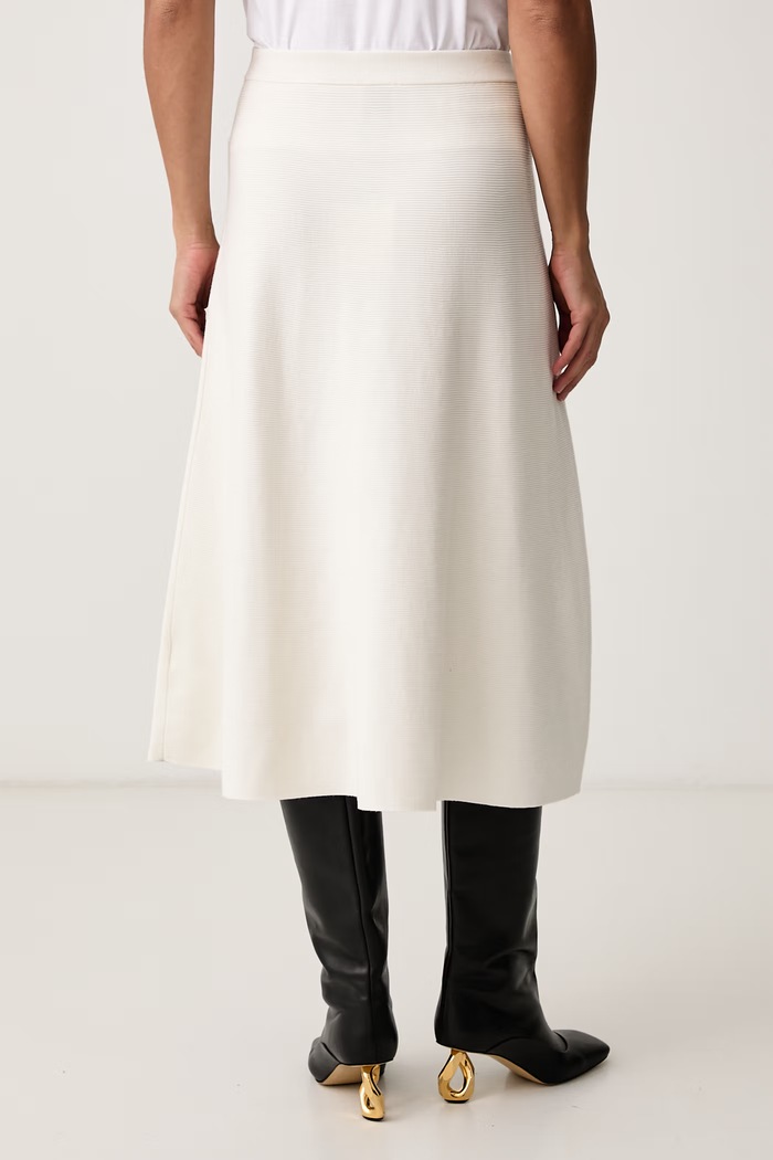 Odzież Calvin Klein Spódnica rozkloszowana z wiskozą LV044J303G beżowy
