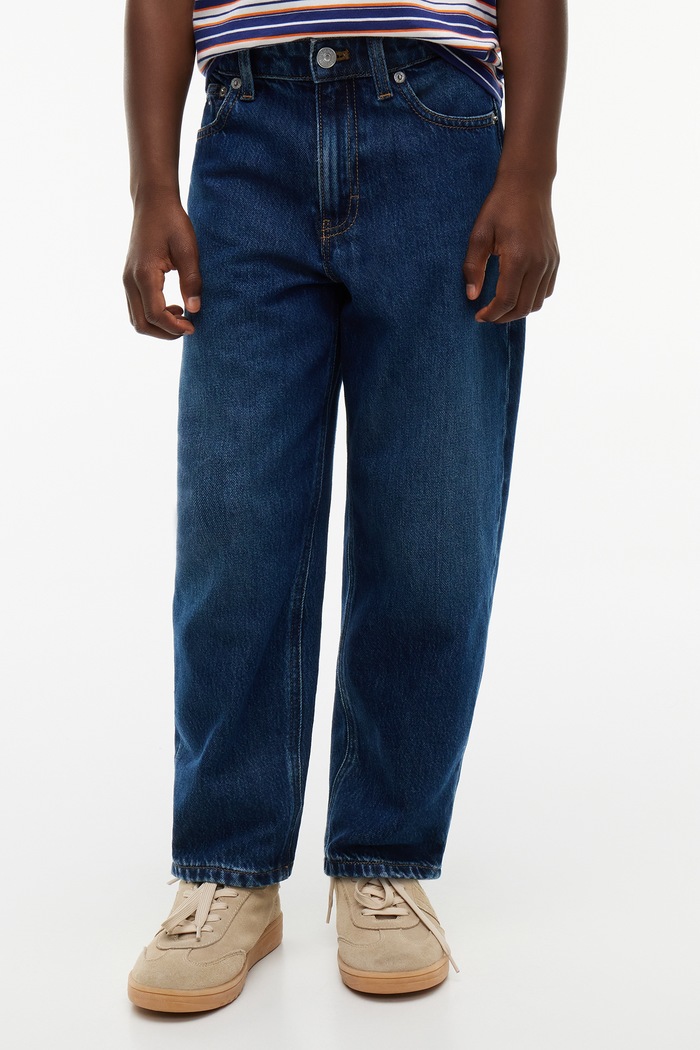 Tommy Hilfiger Jeansy barrel dziecięce BARREL granatowy KB0KB10786.128.176.PPY1