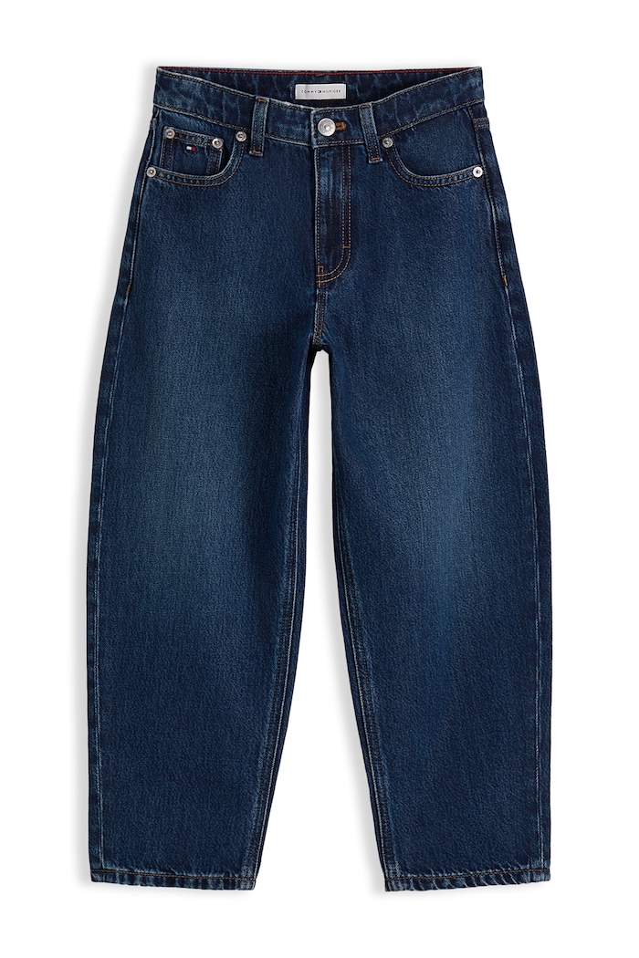 Tommy Hilfiger Jeansy barrel dziecięce BARREL KB0KB10786.128.176.PPY1 granatowy SS27