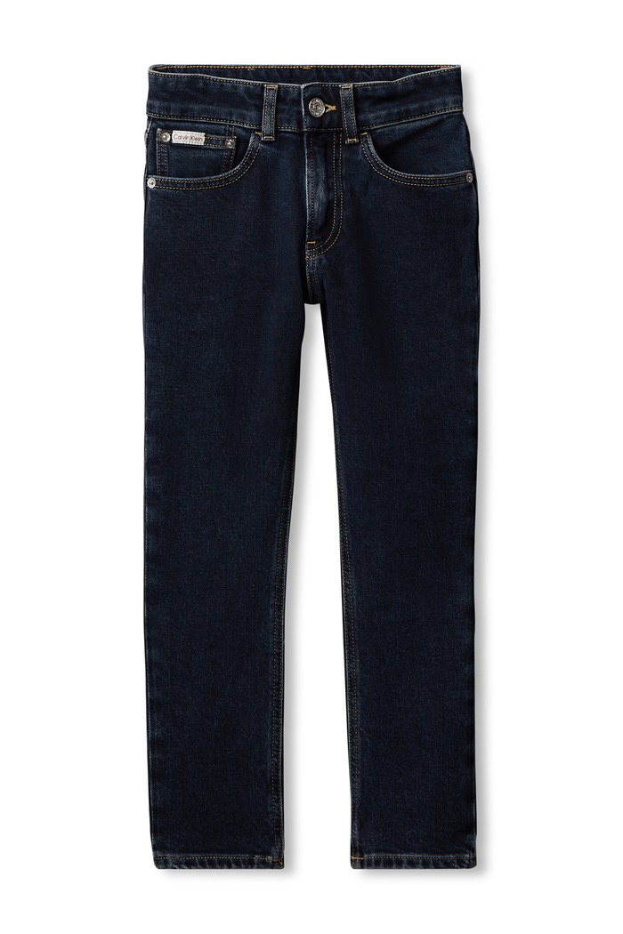 Calvin Klein Jeans Jeansy tapered dziecięce DAD IB0IB02849.128.170.PPY1 czarny SS27