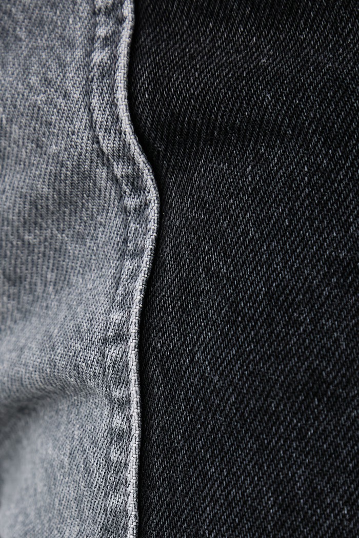 Jeansy straight damskie Rotate 1168812998 szary