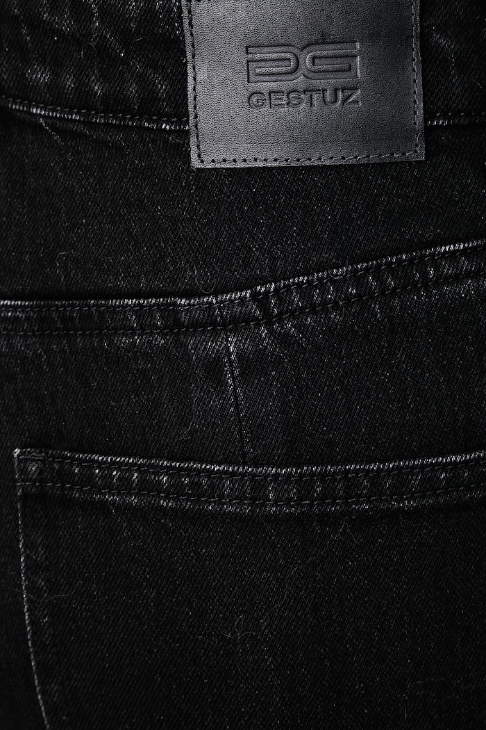 Jeansy wide leg damskie Gestuz 10911612 szary