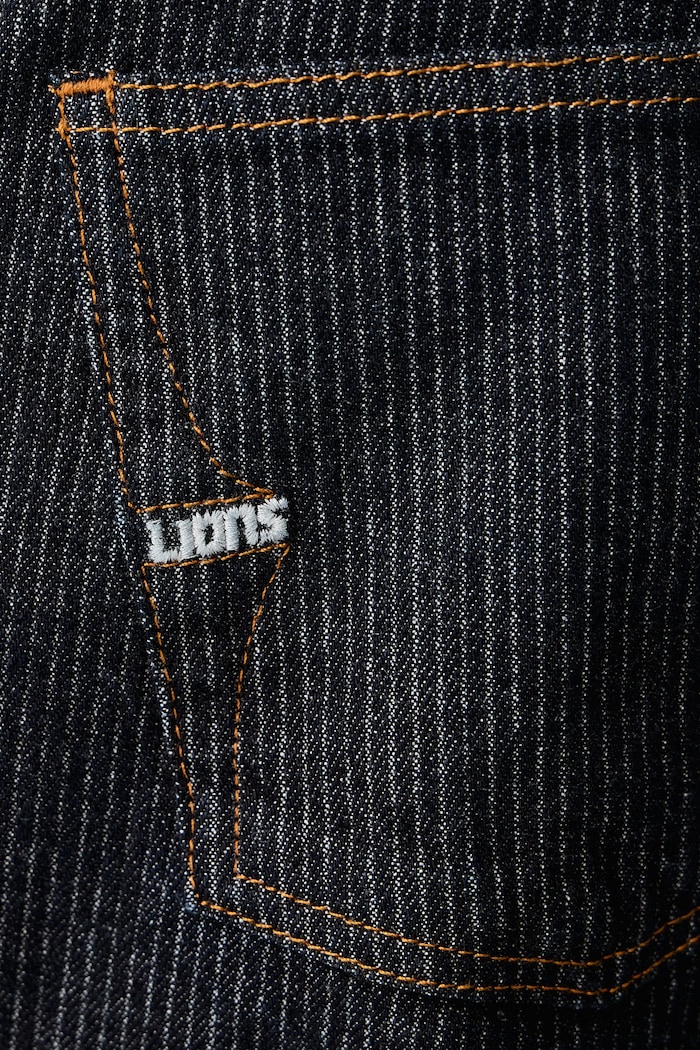 Jeansy relaxed fit męskie Les Deux x Detroit Lions Les Deux 1003229 granatowy