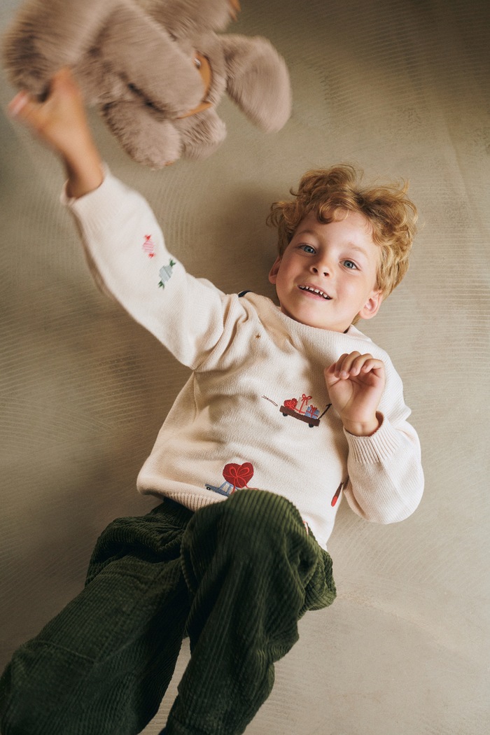 Dziecięce bawełniane Borris Corduroy Pants w Pockets Liewood zielony LW21375.PPY1