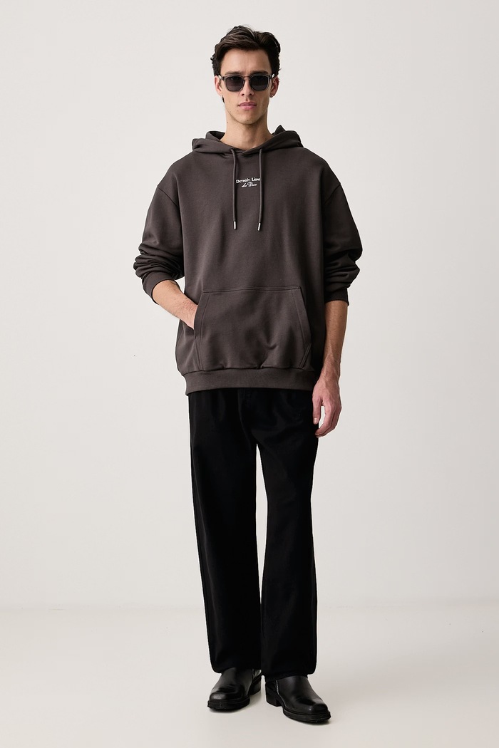 Les Deux Spodnie chinos męskie bawełniane 1002842 czarny SS27