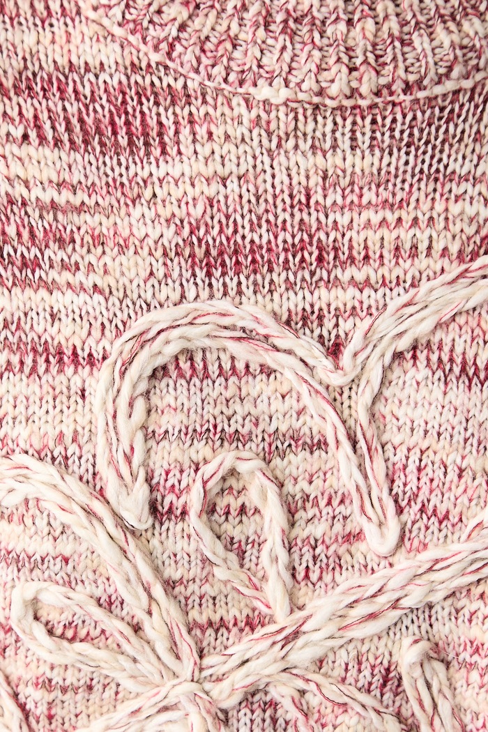 Sweter damski z wełną MUNTHE pomarańczowy 264160126470