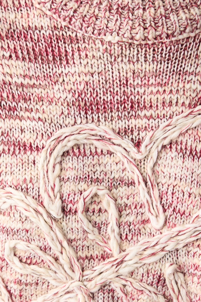 Sweter damski z wełną MUNTHE pomarańczowy 264160126470