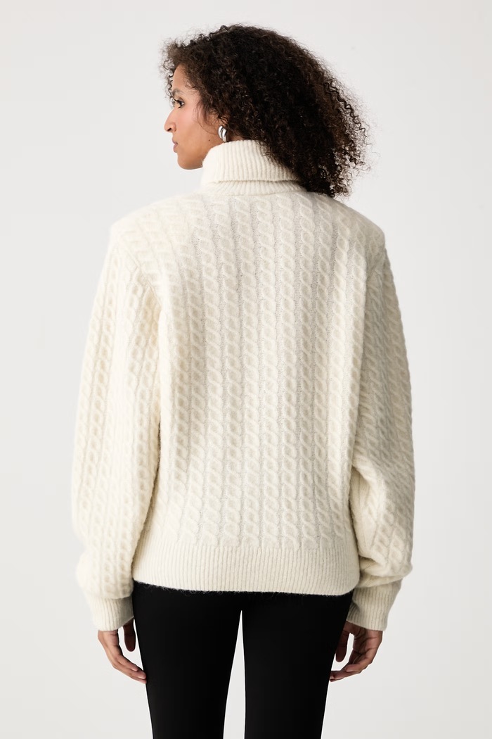 Odzież Rotate Sweter damski z wełną 116907857 beżowy