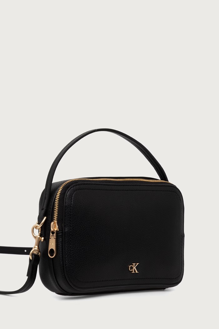 Calvin Klein Torebka crossbody damska z imitacji skóry LV04F3851G czarny SS27