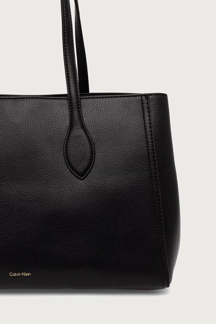 Akcesoria Calvin Klein Torebka shopper damska z imitacji skóry LV04F3854G czarny