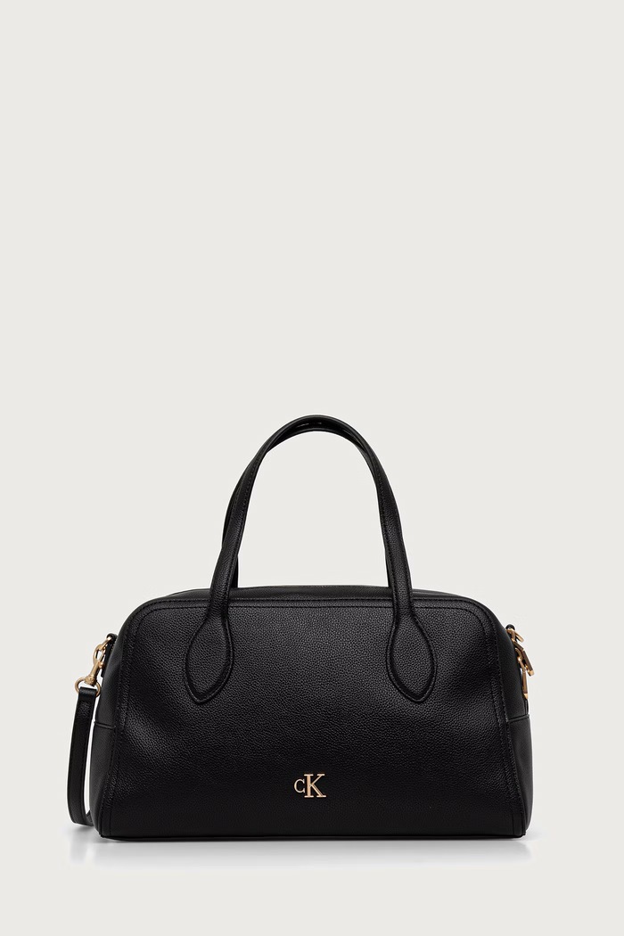 Calvin Klein Torebka crossbody damska z imitacji skóry czarny LV04F3855G