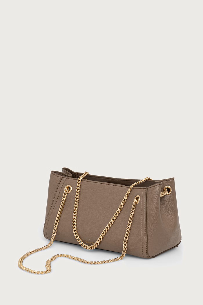 Akcesoria Calvin Klein Torebka crossbody damska z imitacji skóry LV04F3857G beżowy