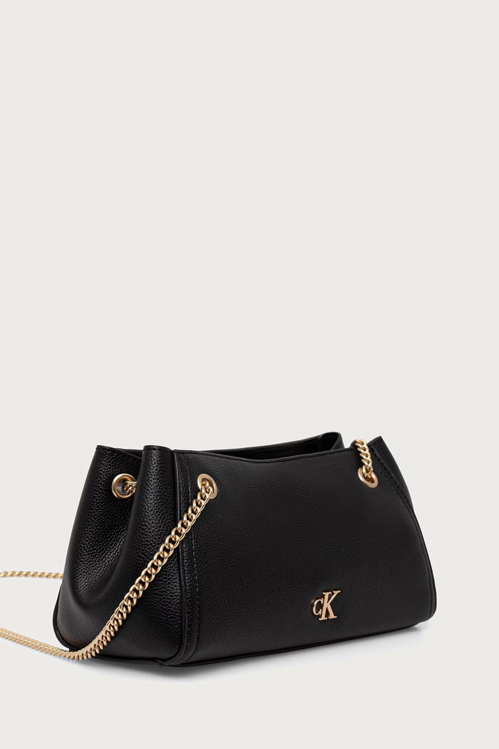 Calvin Klein Torebka crossbody damska z imitacji skóry LV04F3857G czarny SS27