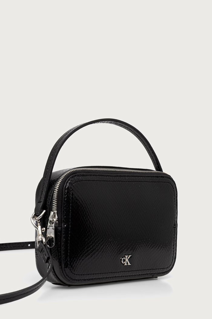 Calvin Klein Torebka crossbody damska z imitacji skóry LV04F3858G czarny SS27